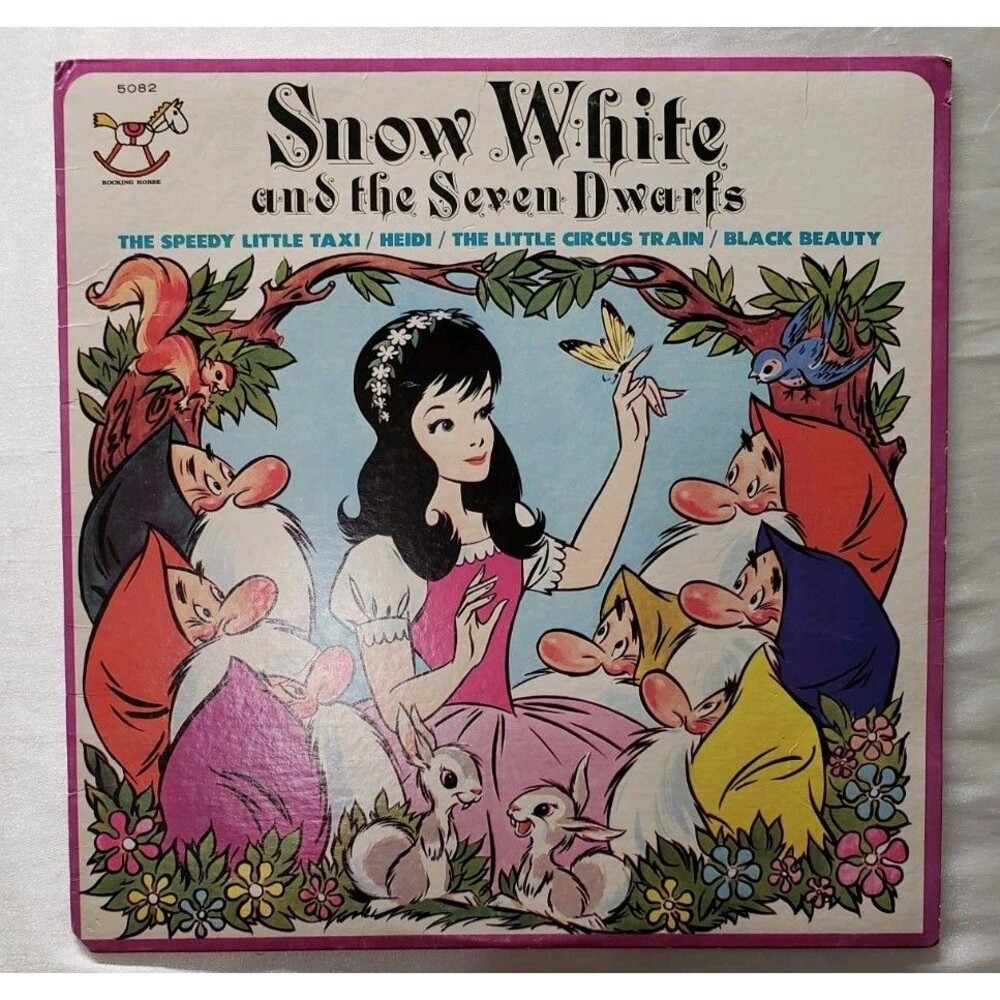 Snow White and the Seven Dwarfs Rocking Horse Records LP Vinyl Album # 5082